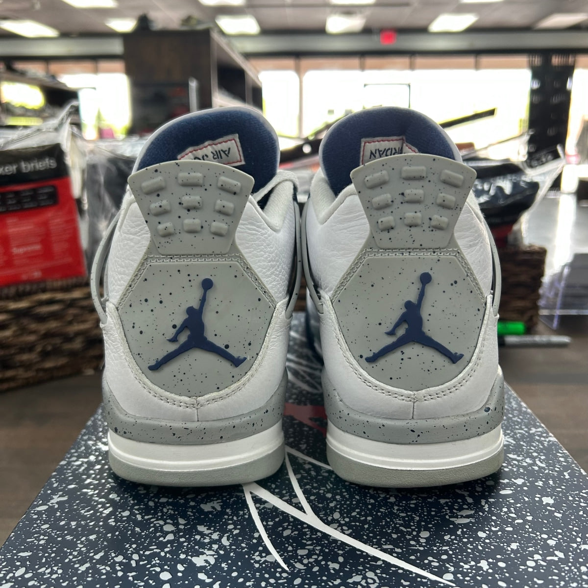 Jordan 4 Retro Midnight Navy - Image 4