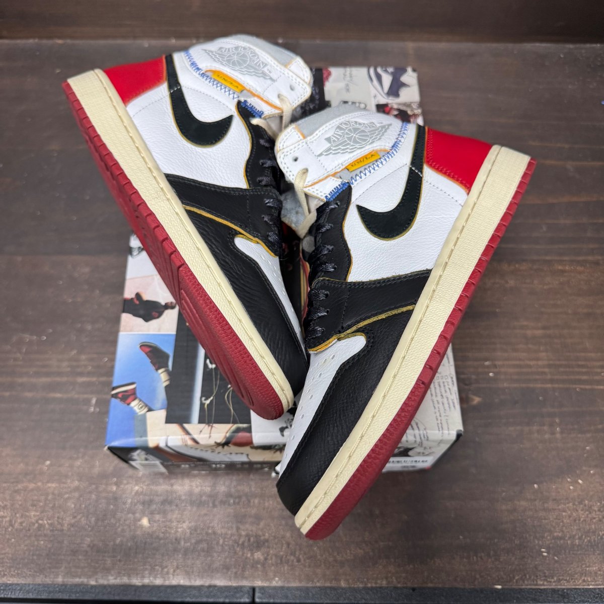 Jordan 1 Retro High Union Los Angeles Black Toe Size 8.5 (Pre-Owned) - back