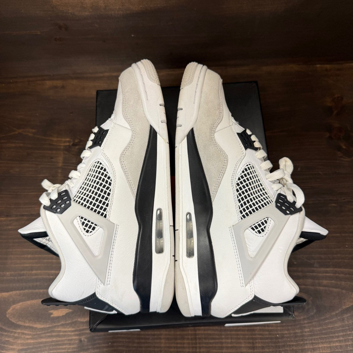 Jordan 4 Retro Military Black Size 10 (Pre-Owned) - Image 5