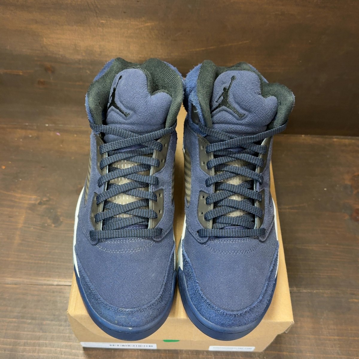 Jordan 5 Retro Midnight Navy Size 9 (Pre-Owned) - tag