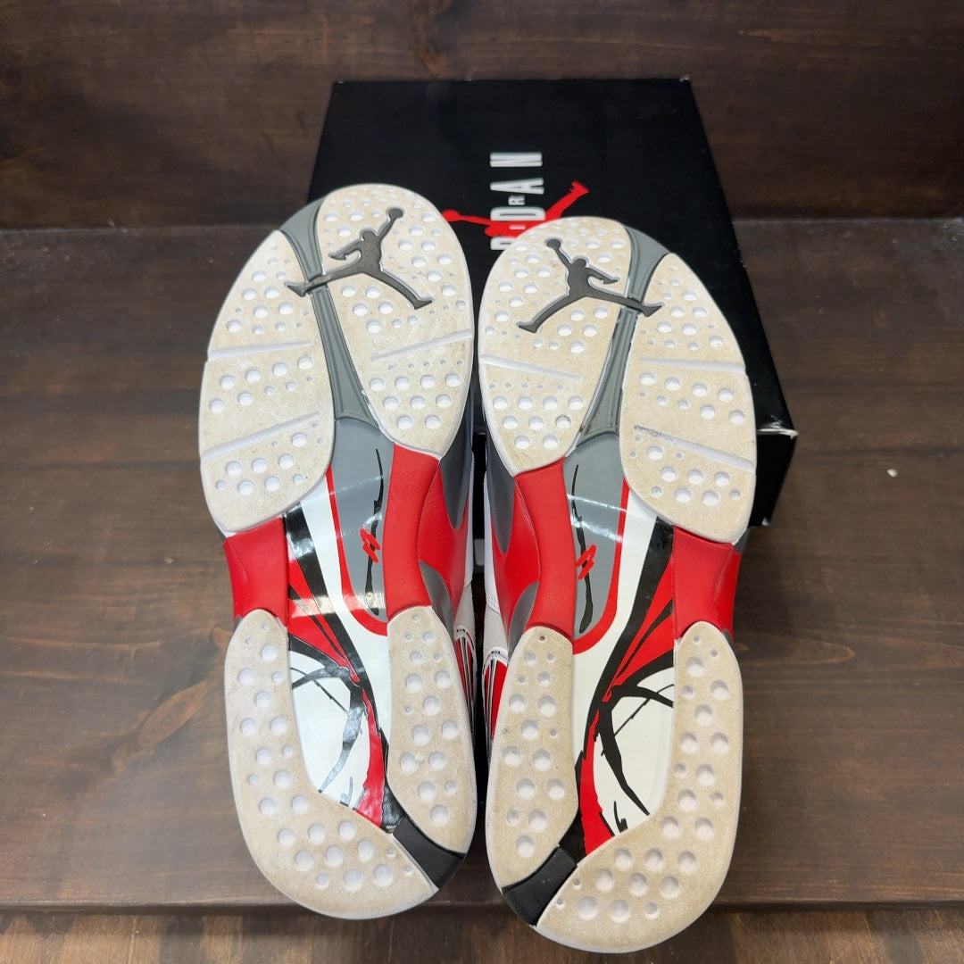 Jordan 8 Retro White True Red (2025) - Image 6