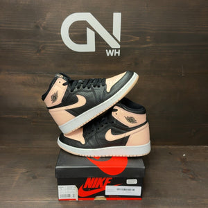 Jordan 1 Retro High Black Crimson Tint (GS) - Image 1