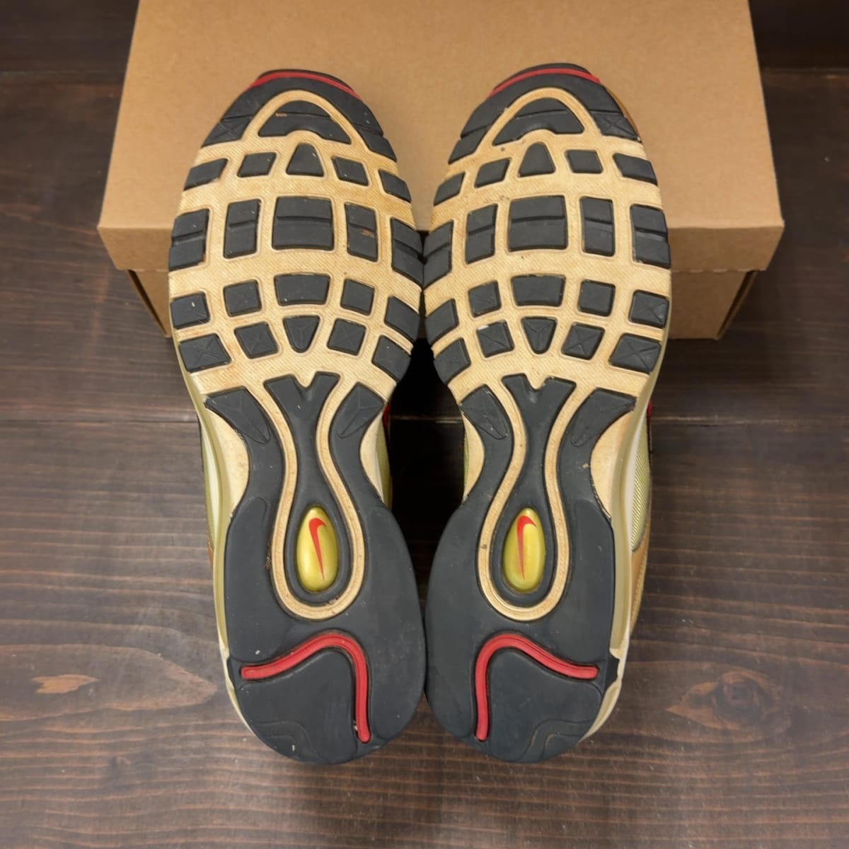 Nike Air Max 97 Metallic Gold (2017/2018) Size 13 (Pre-Owned) - aux