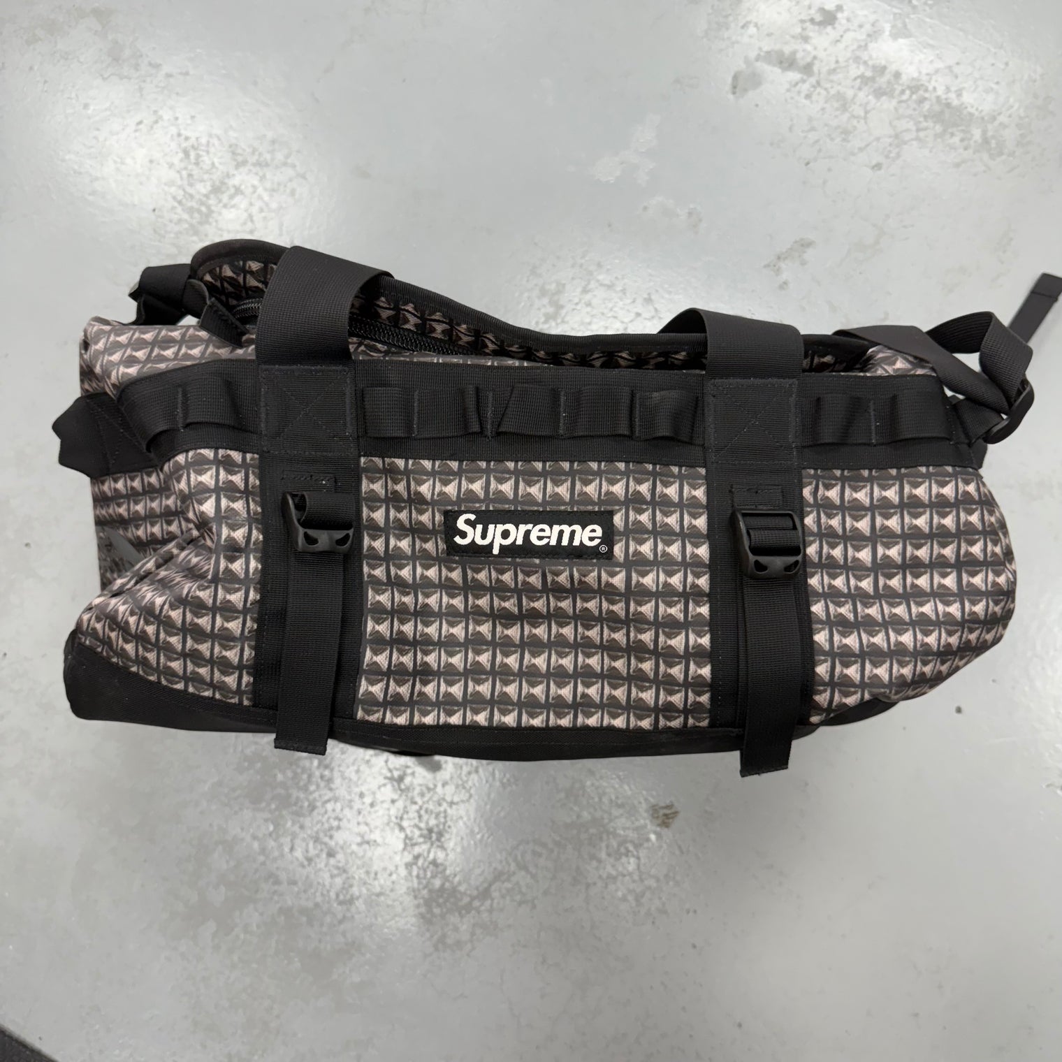 Supreme The North Face Studded Small Base Camp Duffle Bag (USED)