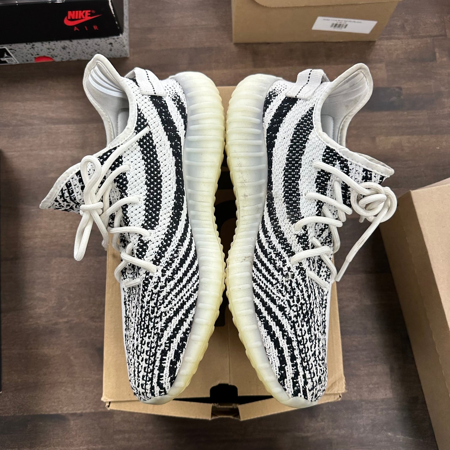 Zebra Yeezy 350 V2 (USED)