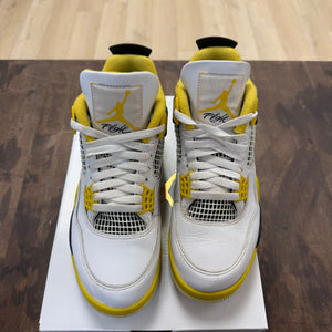 Jordan 4 Retro Vivid Sulfur (Women's) Size 8.5W (Pre-Owned) - Image 2