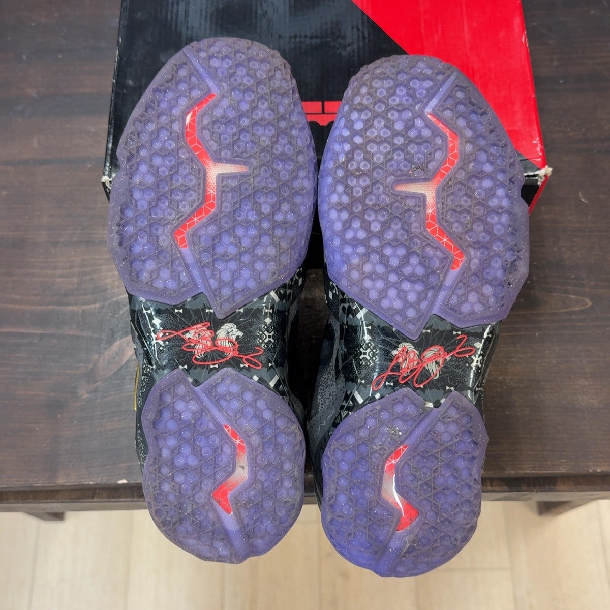Nike LeBron 11 Black History Month Size 12 (Pre-Owned) - aux