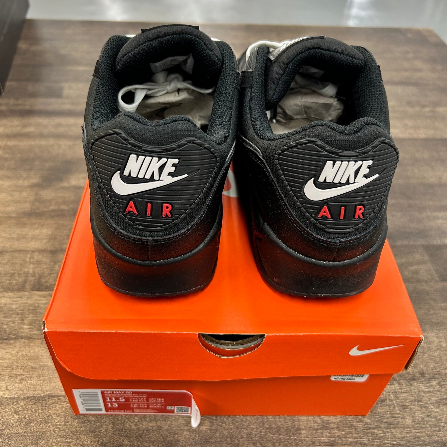 Black Sport Red Air Max 90 (Used)