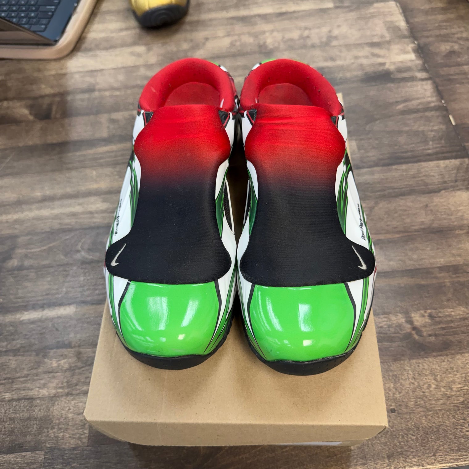 Supreme White Gym Red Green Nike Clogposite (USED, No Box)