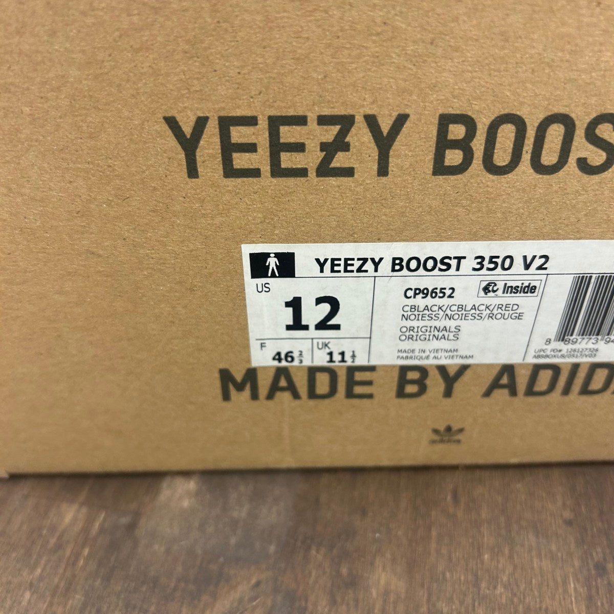 adidas Yeezy Boost 350 V2 Black Red - Image 6