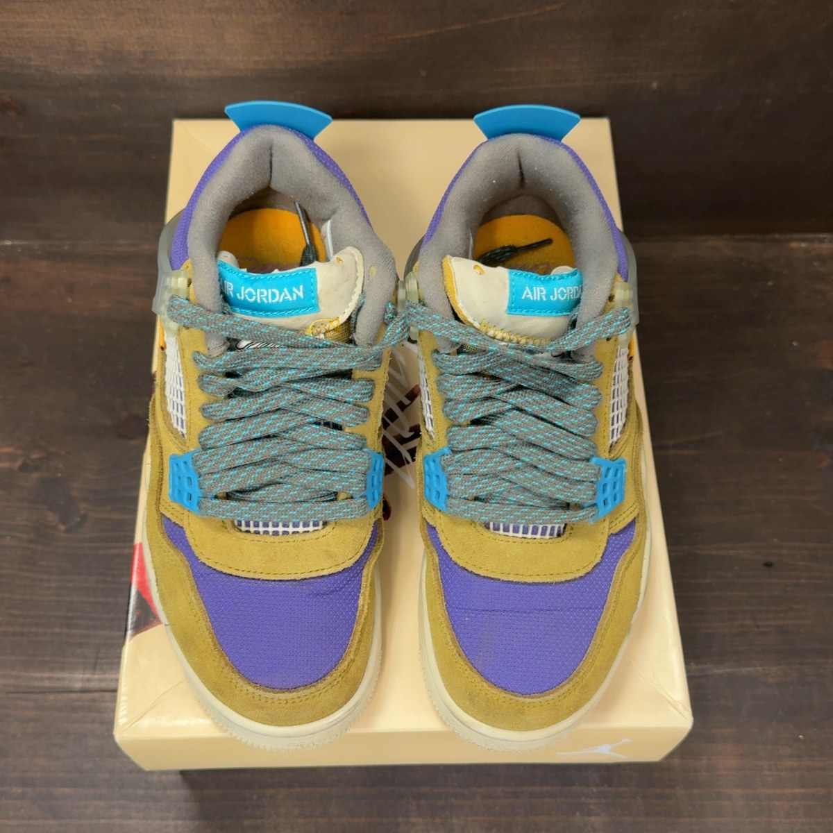 Jordan 4 Retro SP 30th Anniversary Union Desert Moss - Image 3