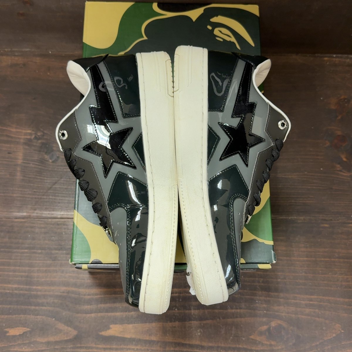 A Bathing Ape Bape Sta Icon M2 Black Size 10 (Pre-Owned) - aux