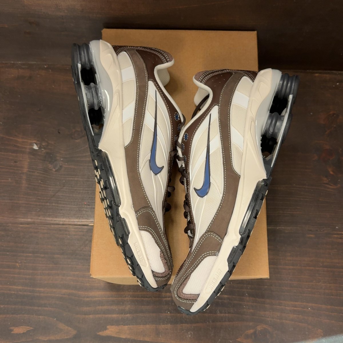 Nike Shox Ride 2 Baroque Brown Diffused Blue Size 12 (Pre-Owned) - back