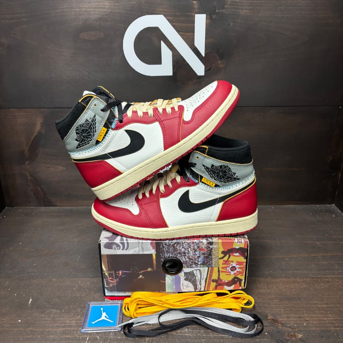 Jordan 1 Retro High OG SP Union LA Chicago Shadow Size 9 (Pre-Owned) - front