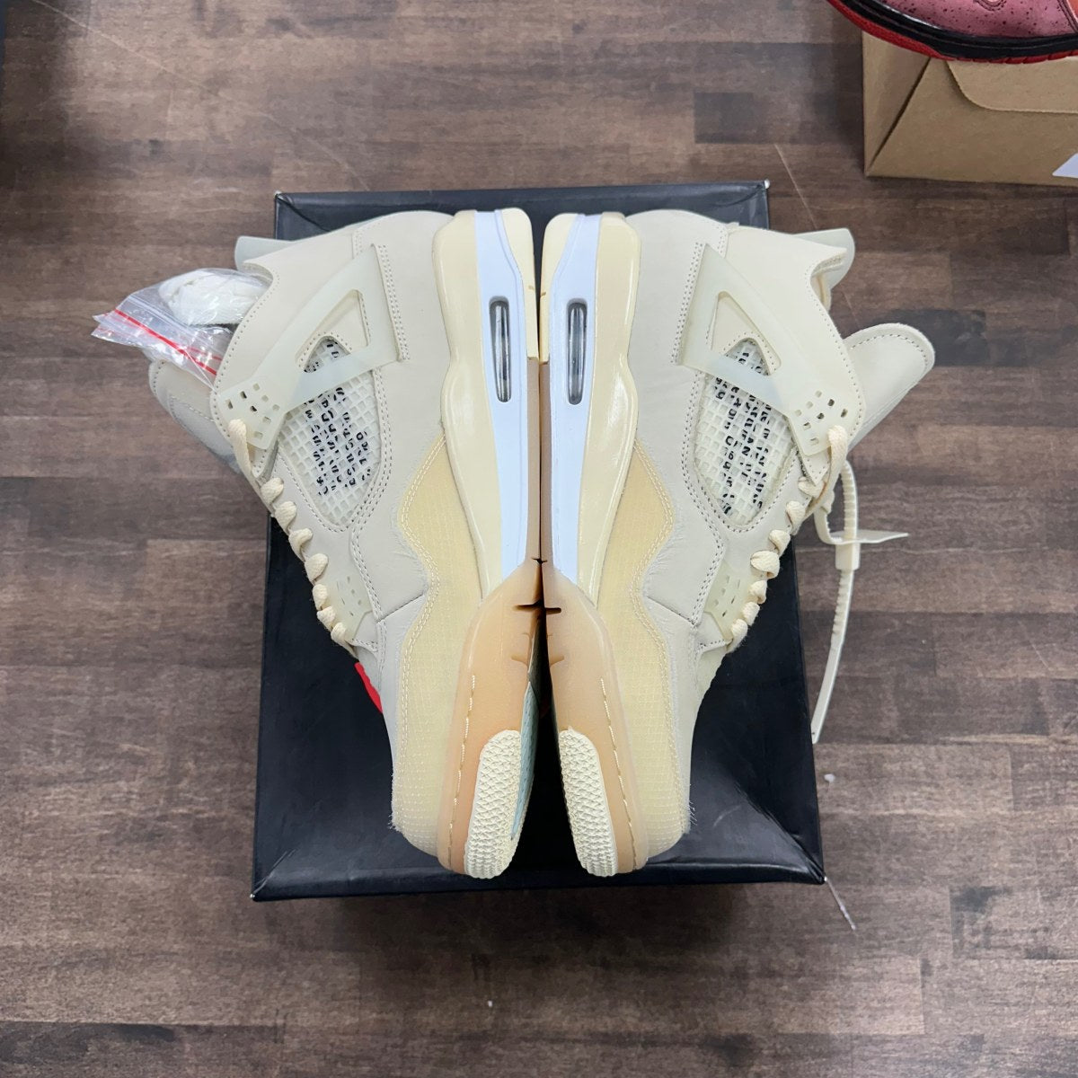 Jordan 4 Retro Off-White Sail (Women's) - Image 3