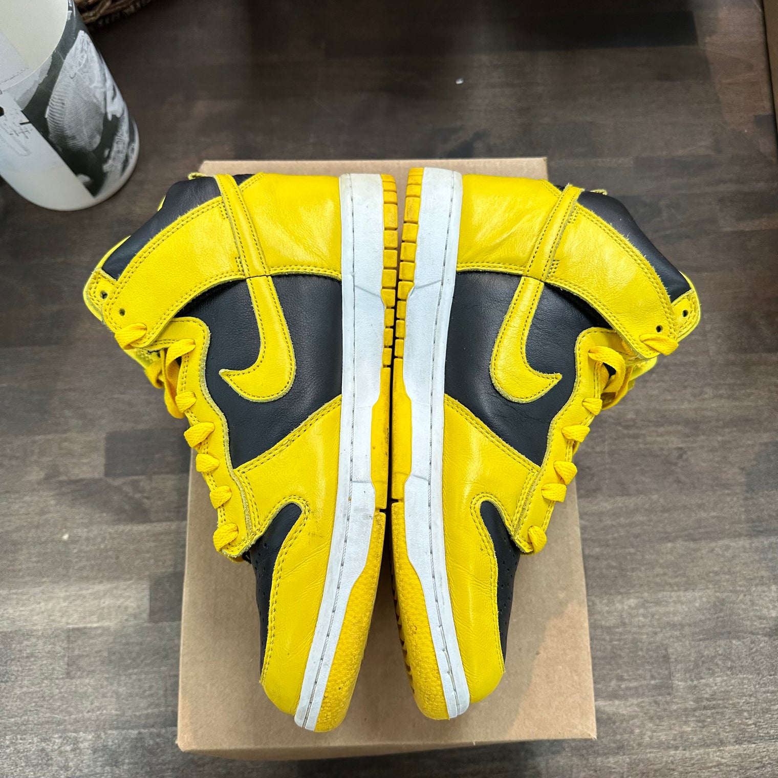 Nike Dunk High Iowa (2020) (US 9.5) (USED, No Box)