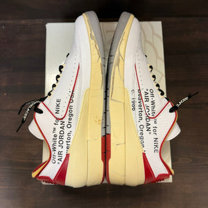 Jordan 2 Retro Low SP Off-White White Red - Image 6