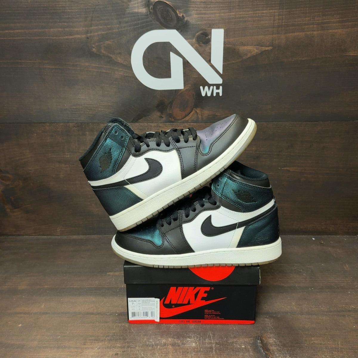 Jordan 1 Retro All-Star Chameleon (2017) (GS) - Image 1