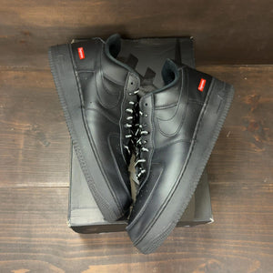 Nike Air Force 1 Low Supreme Black Size 12 (Pre-Owned) - back