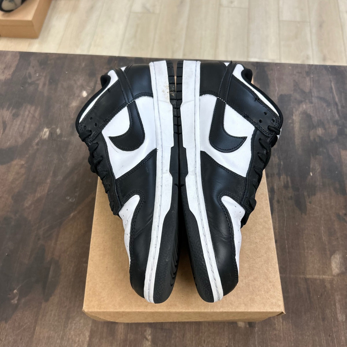 Nike Dunk Low Retro White Black Panda Size 12.5 (Pre-Owned) - Image 3