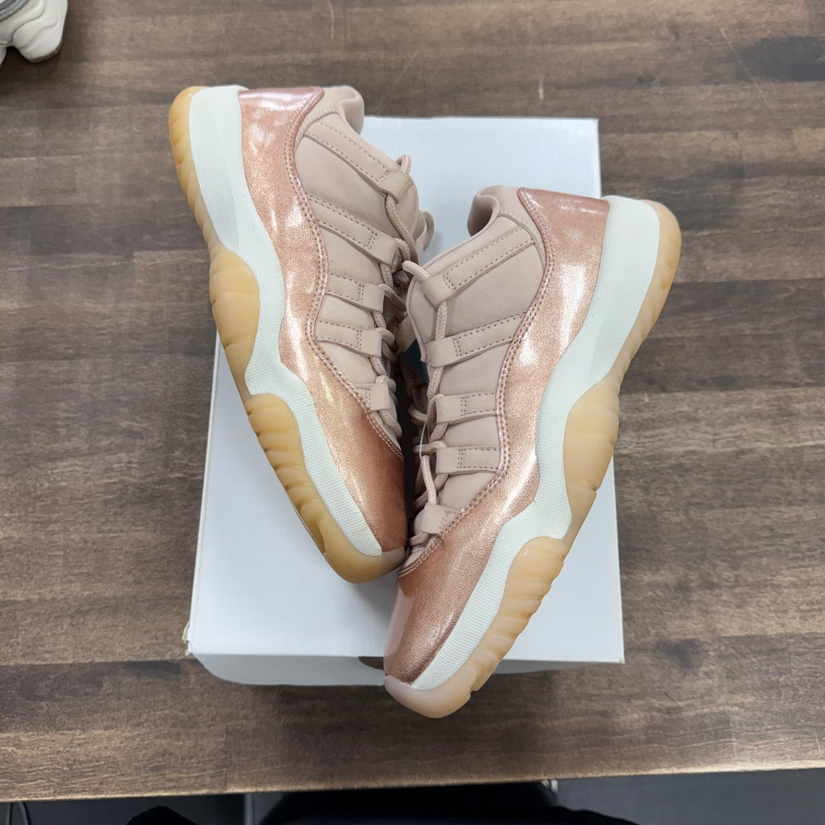 Jordan 11 Retro Low Rose Gold (Women's) - Image 1