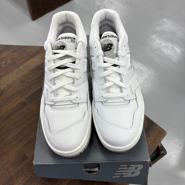 White Grey New Balance 550 (USED)