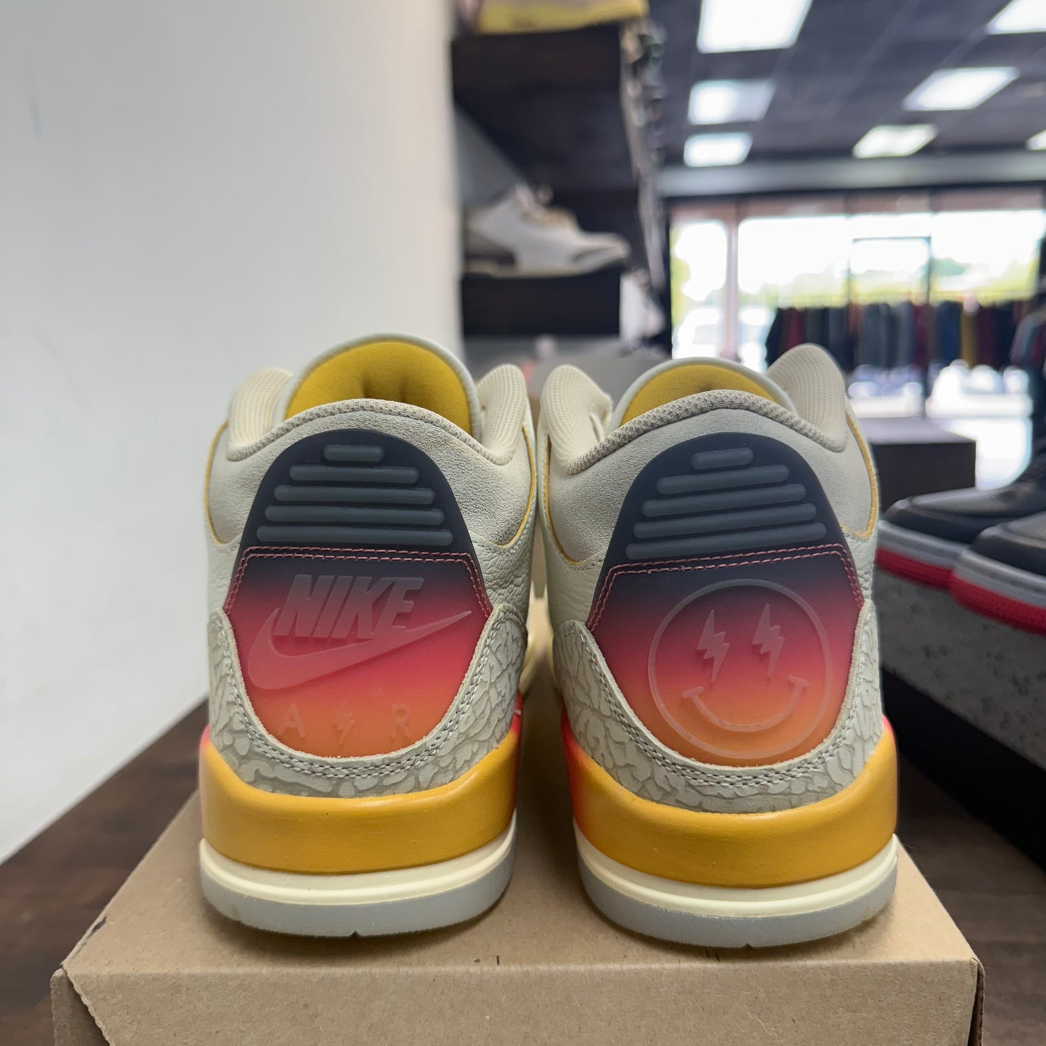 J Balvin x Jordan 3 Retro Sunset (USED, No Box)