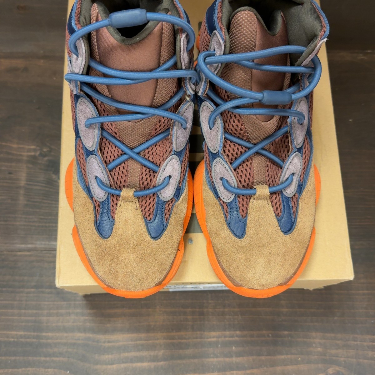 adidas Yeezy 500 High Tactile Orange Size 9.5 (Pre-Owned) - Image 3