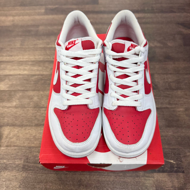 Championship Red Nike Dunk Low (USED)