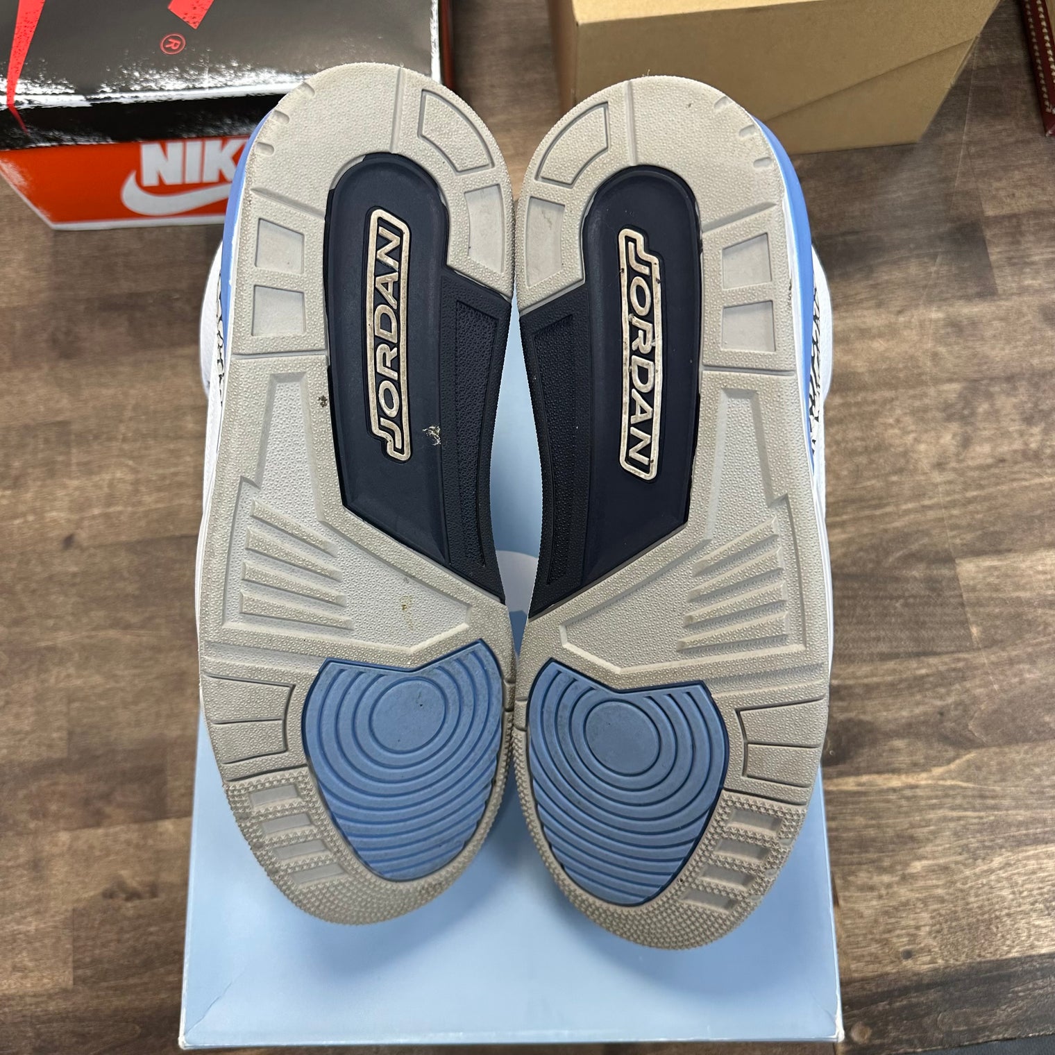 UNC Jordan 3 (2020) (USED)