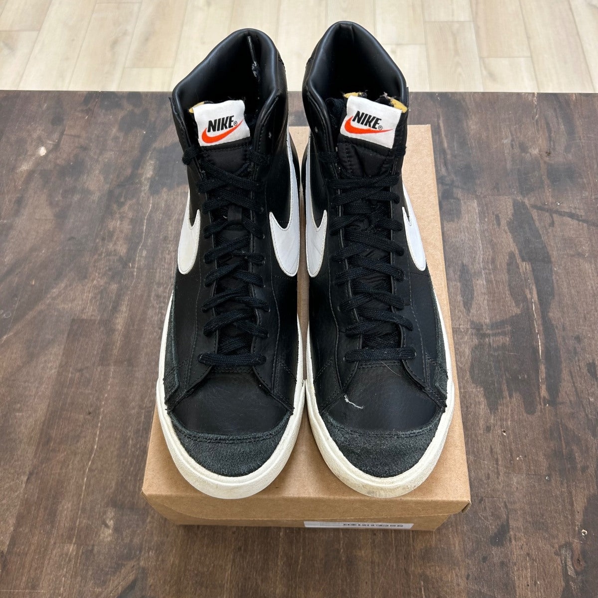 Nike Blazer Mid 77 Vintage Black Sail Size 13 (Pre-Owned) - Image 2