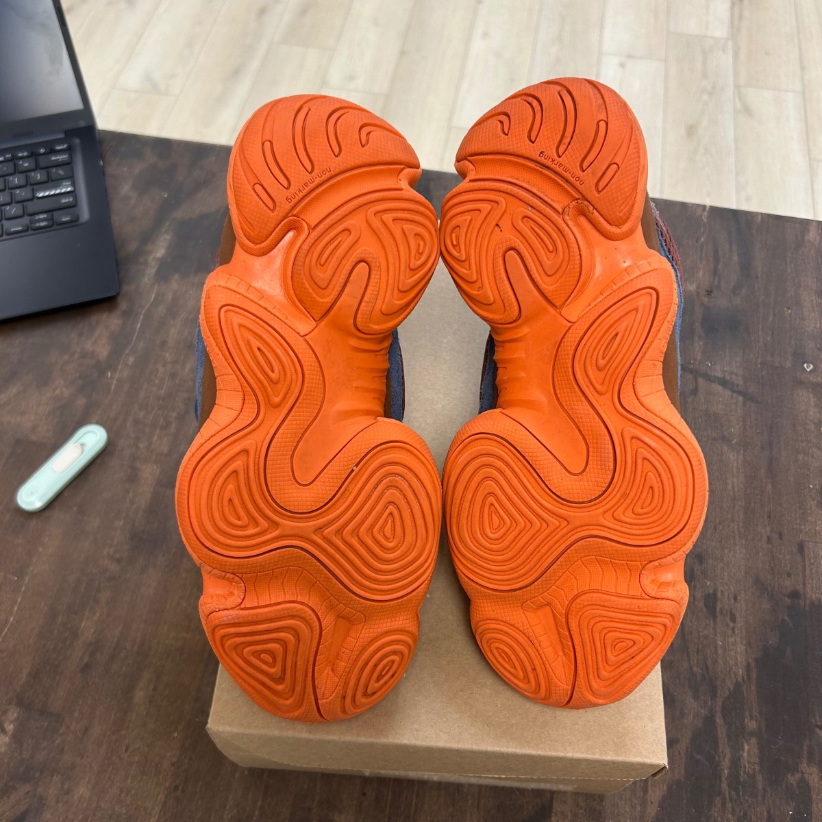 adidas Yeezy 500 High Tactile Orange Size 9.5 (Pre-Owned) - Image 5