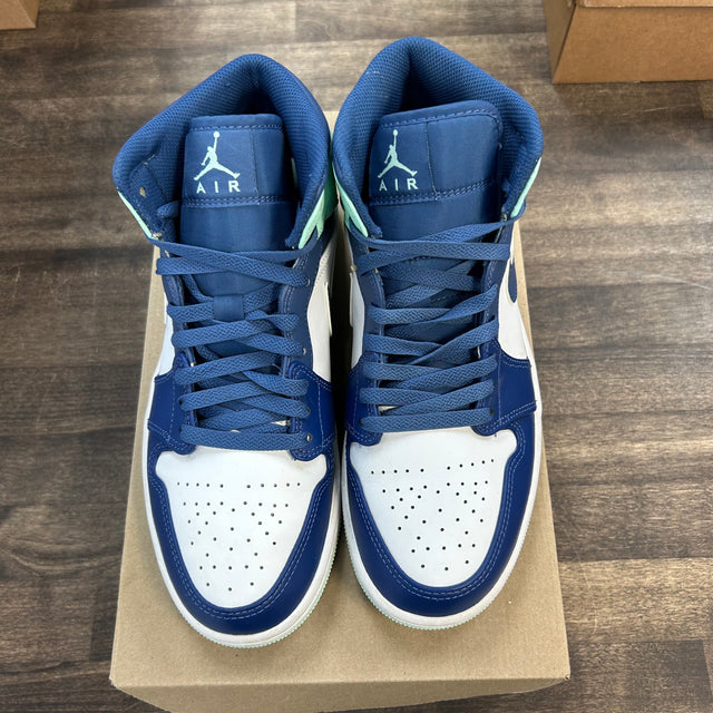 Mystic Navy Mint Foam Jordan 1 Mid (USED, No Box)