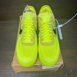 Nike Air Force 1 Low Off-White Volt Size 10 - side