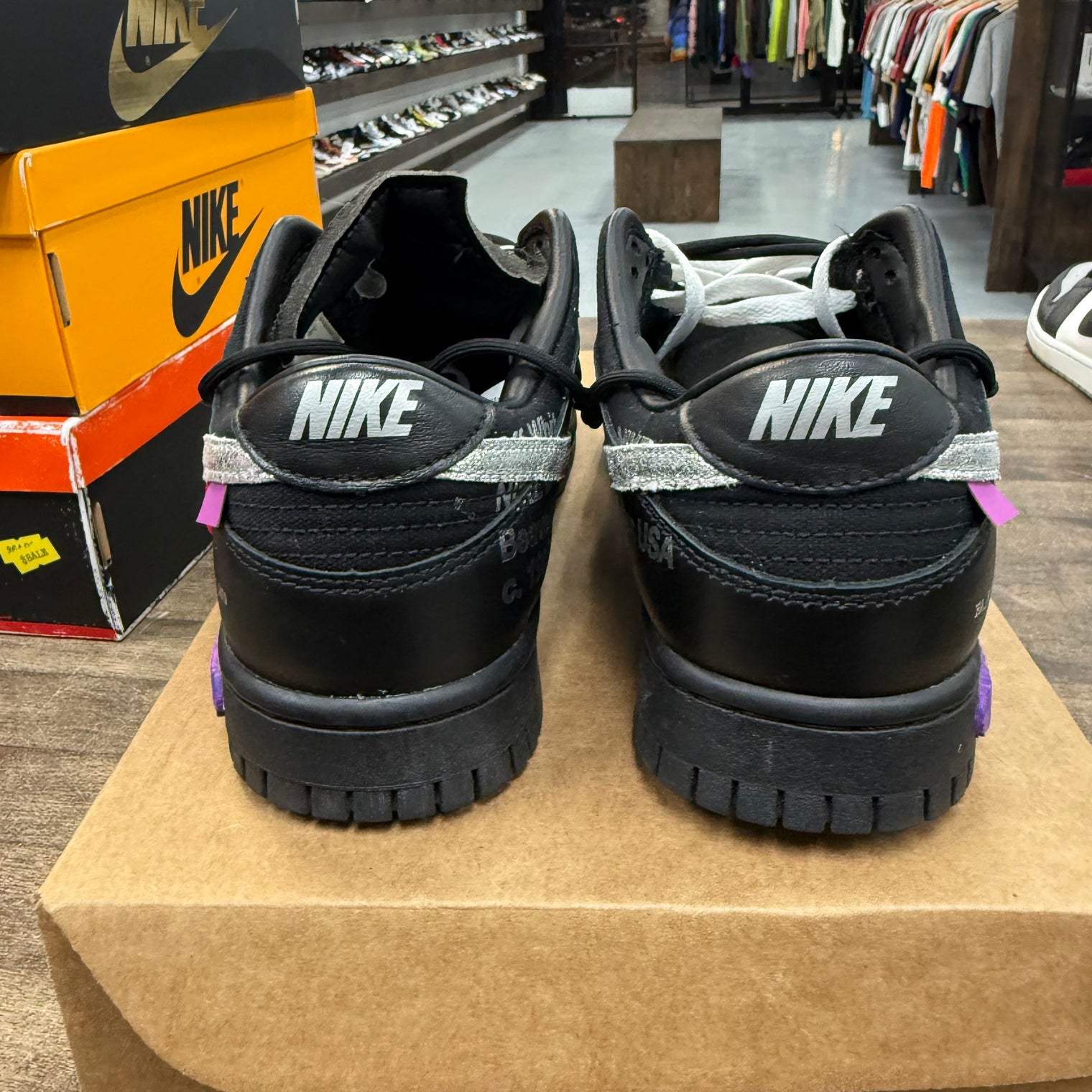 Lot 50 of 50 Off-White Nike Dunk Low (USED, No Box)