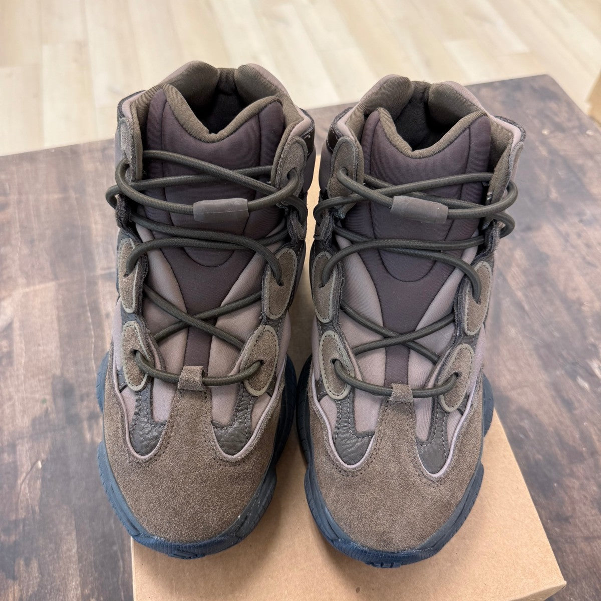 adidas Yeezy 500 High Taupe Black Size 7 (Pre-Owned) - Image 2