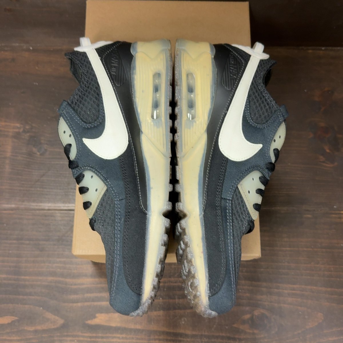Nike Air Max 90 Terrascape Crater Foam Black White Size 13 (Pre-Owned) - aux