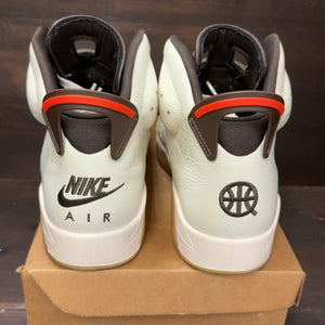 Jordan 6 Retro Quai 54 Sail Brown (2020) Size 12 (Pre-Owned) - aux