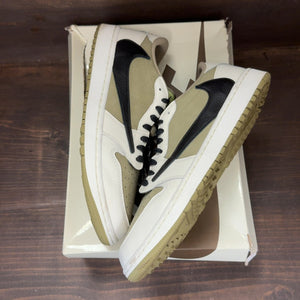 Jordan 1 Retro Low Golf Travis Scott Neutral Olive - Image 2