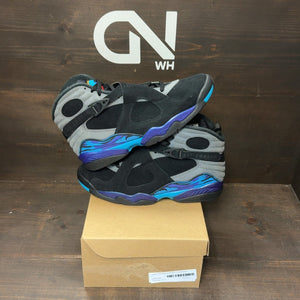 Jordan 8 Retro Aqua (2025) Size 11 (Pre-Owned) - front