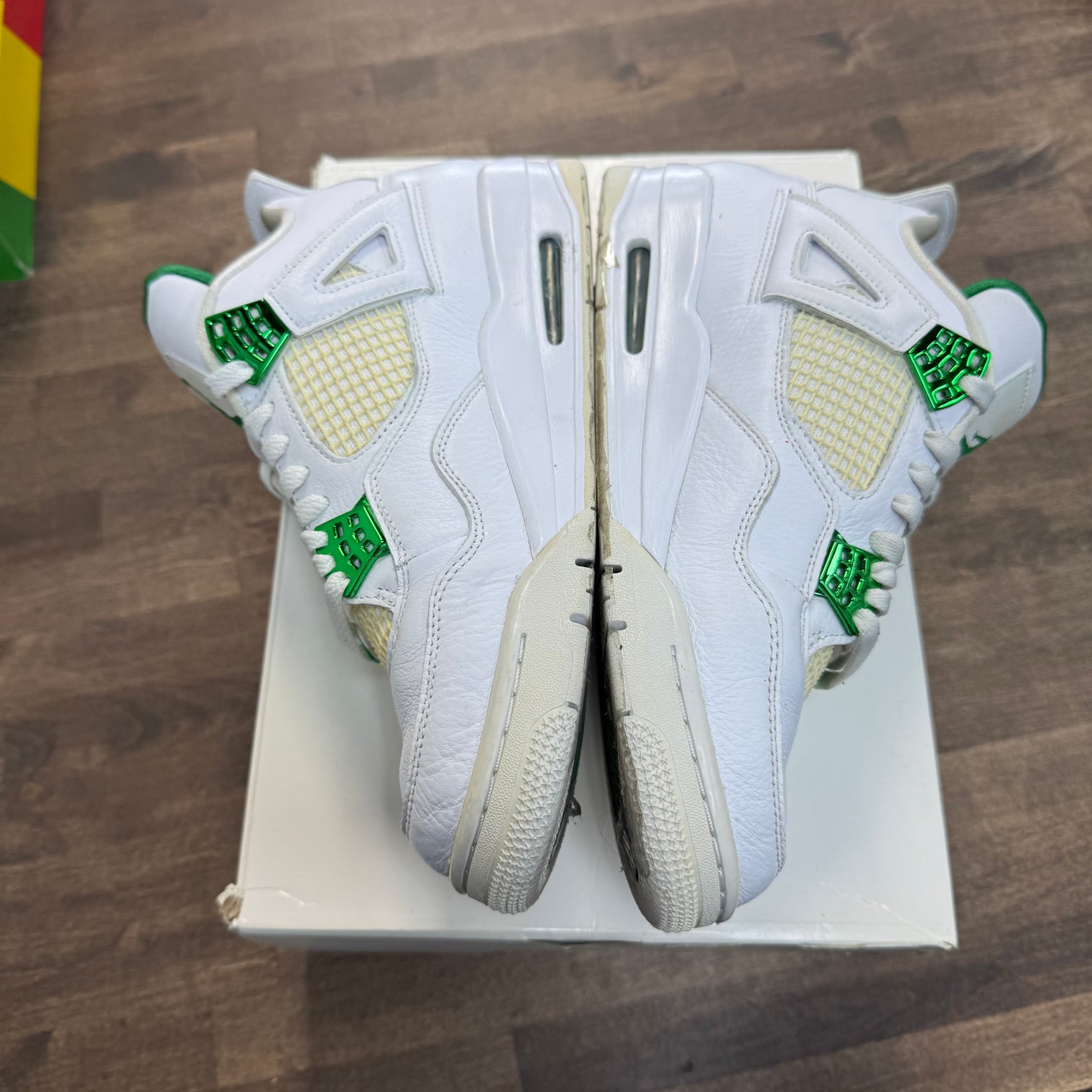 Metallic Green Jordan 4 Retro (USED)