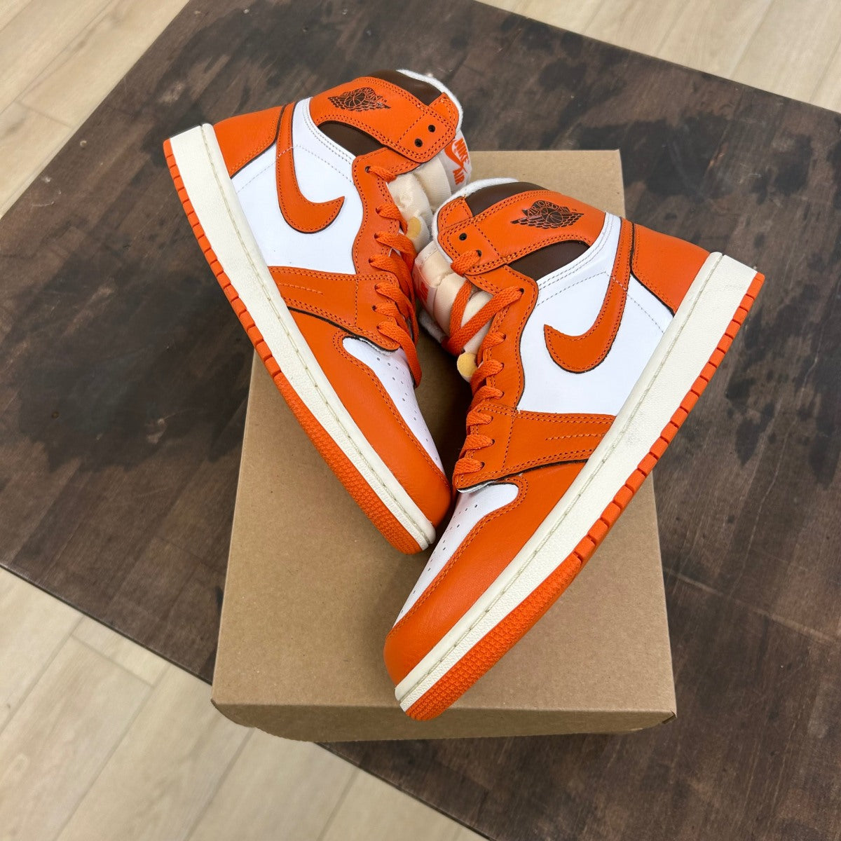 Jordan 1 Retro High OG Starfish (Women's) Size 11W (Pre-Owned) - Image 1