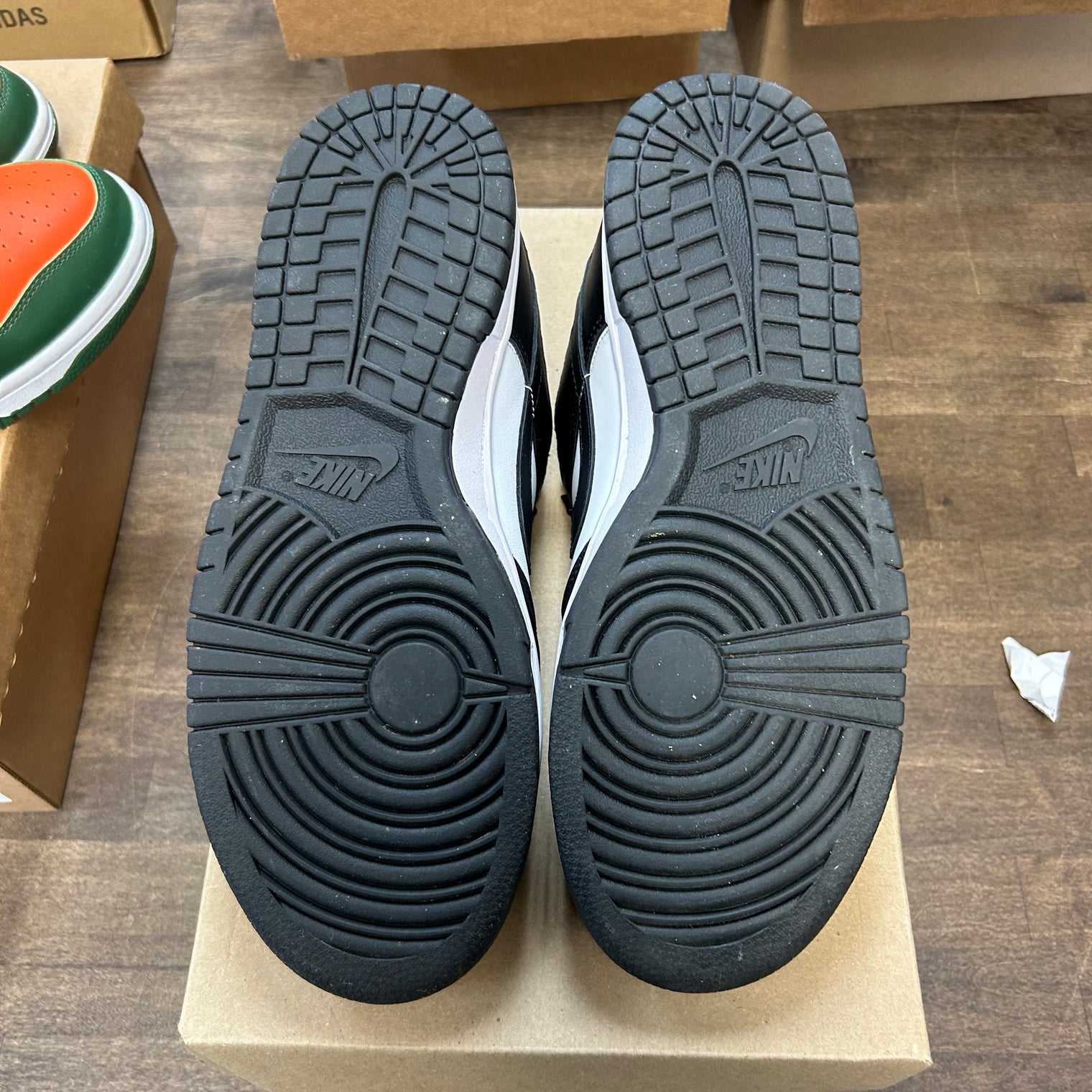 Panda Black White Dunk Low (W) (USED, No Box)