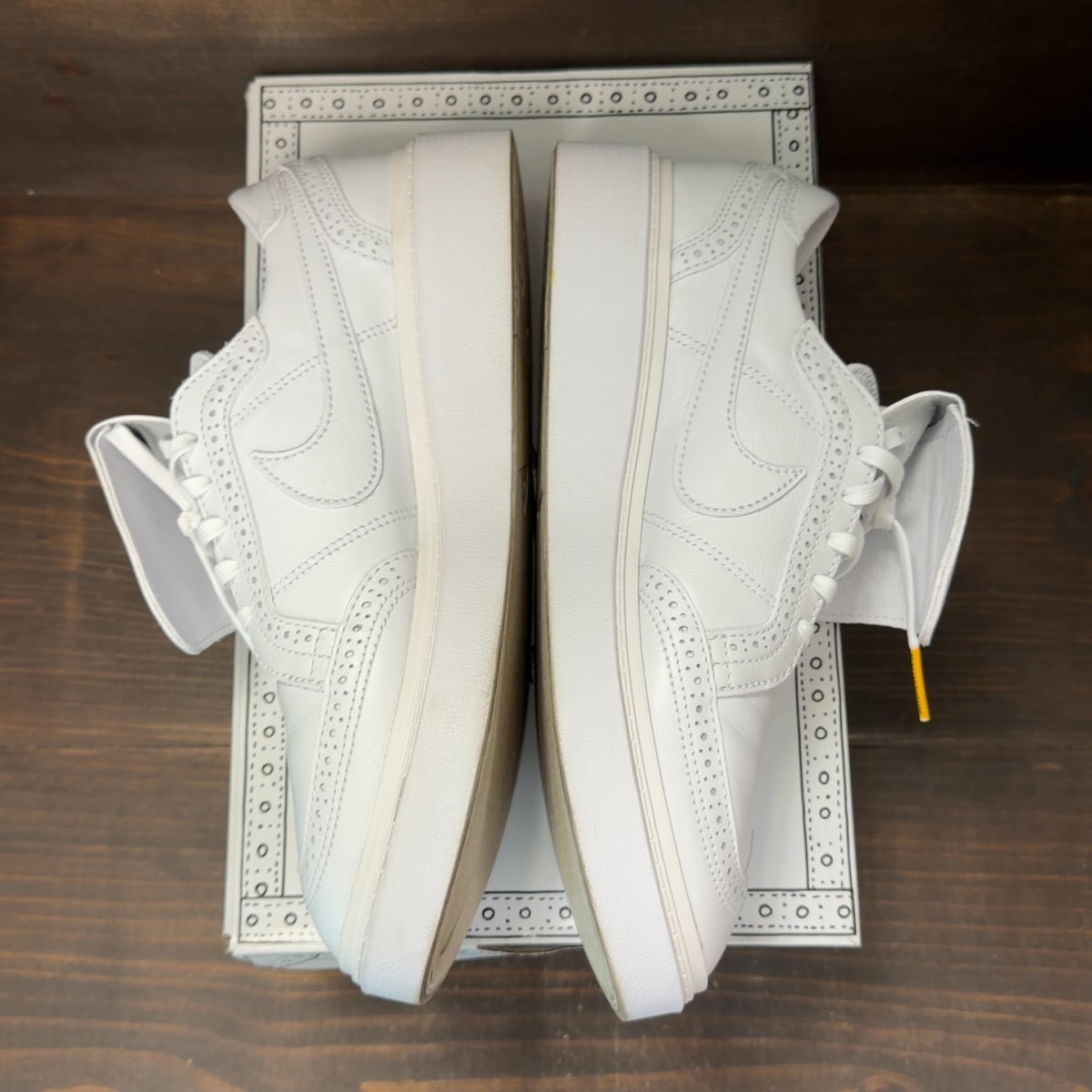 Nike Kwondo 1 G-Dragon Peaceminusone Triple White - Image 4