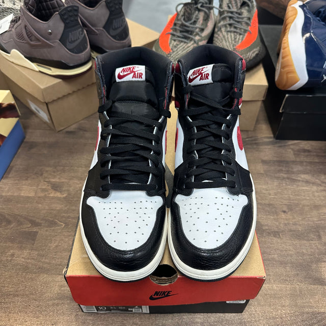 Black Gym Red Jordan 1 High (Used, Replacement Box)