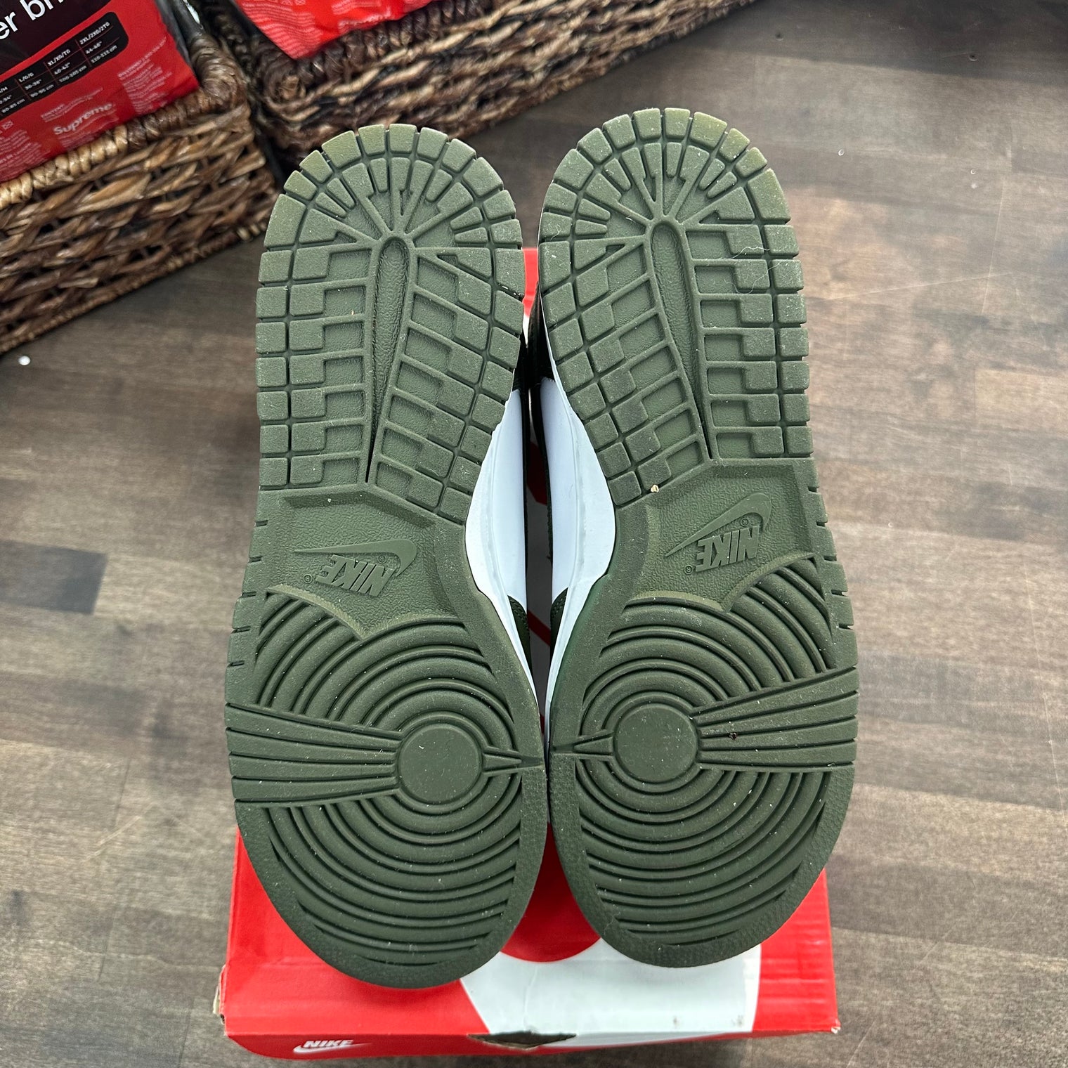 Khaki Dunk High (USED)