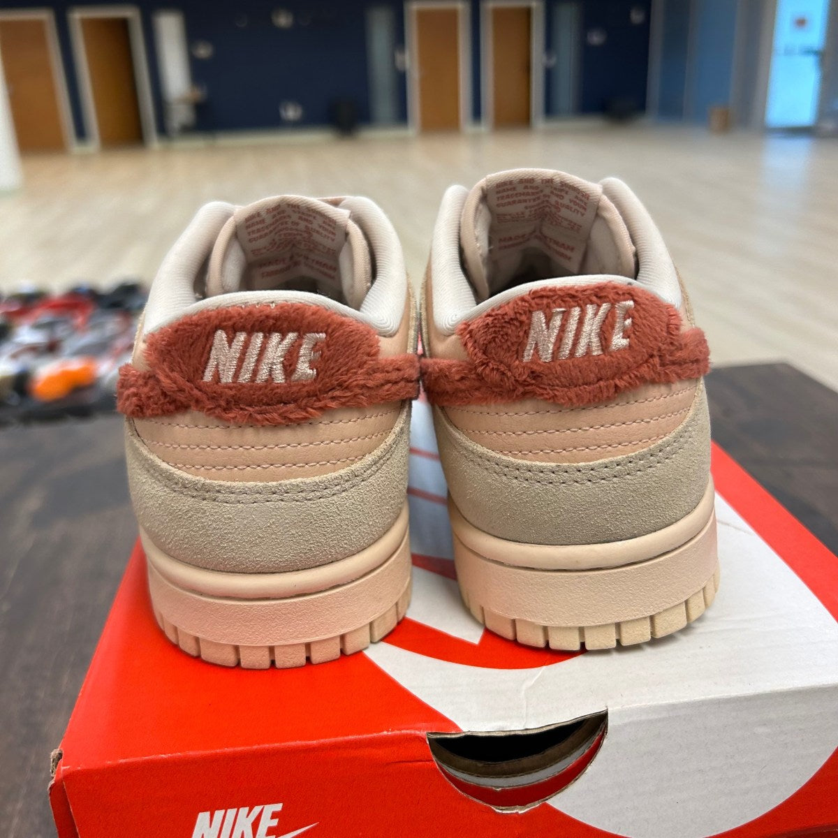 Nike Dunk Low Terry Swoosh (Women's) - Image 4