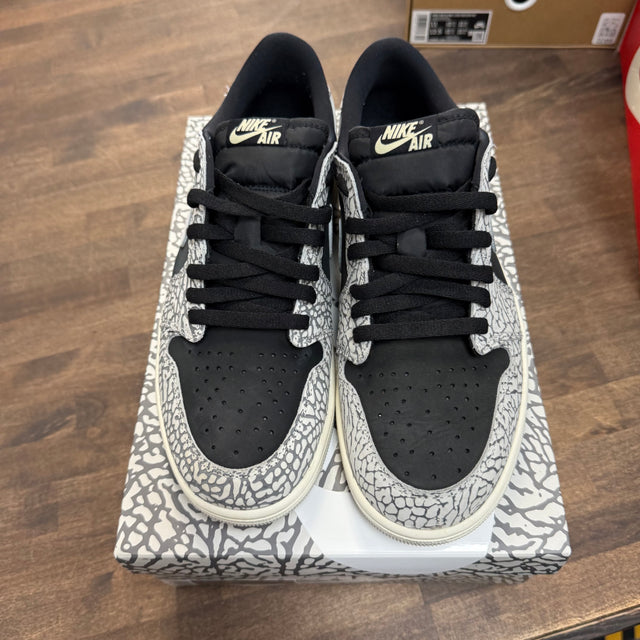 Black Cement Jordan 1 Low (USED)