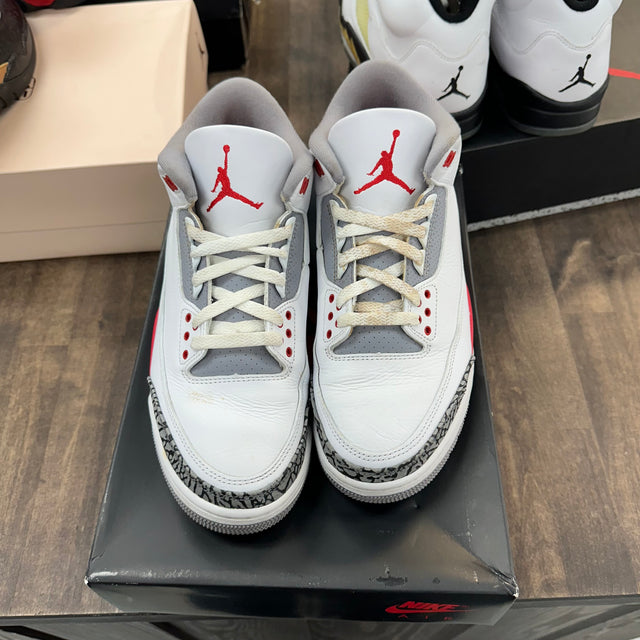 Fire Red Jordan 3 Retro (USED)
