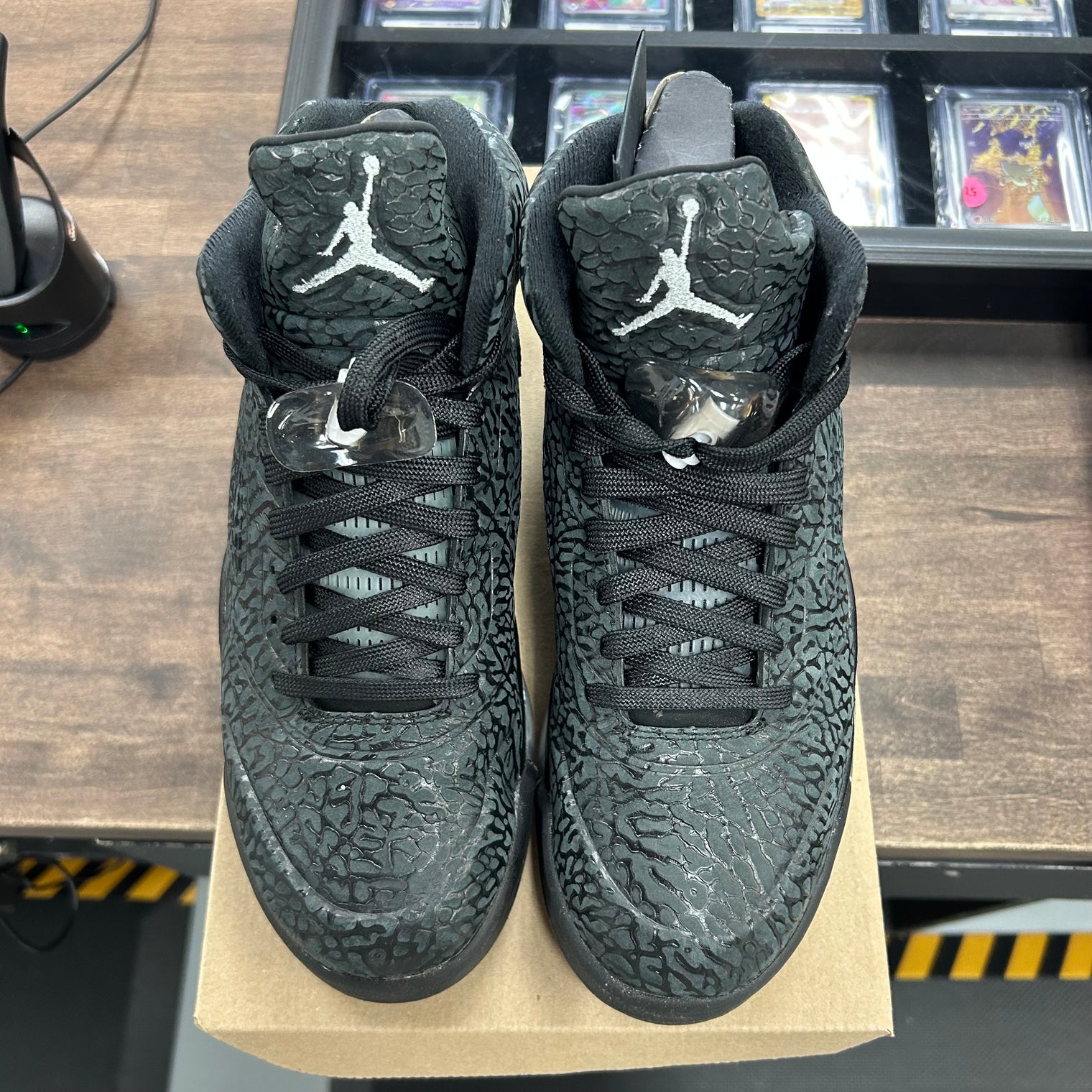 3Lab5 Black Silver Jordan 5 Retro (USED, No Box)